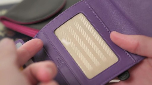 Royce Leather RFID Blocking Ladies Wallet - image 5 from the video