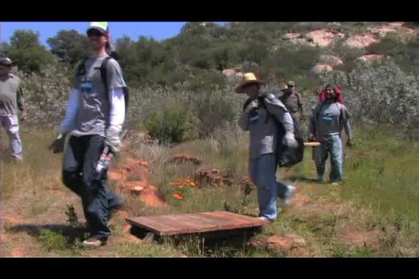 Eagle Creek - Volunteering at Bottle Creek 2012 - image 9 from the video