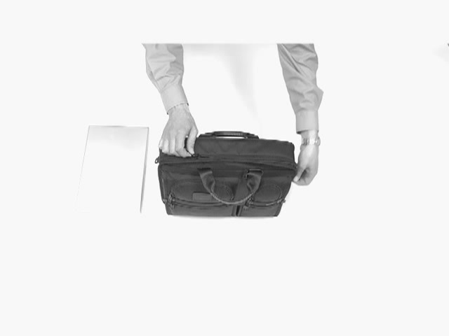 Tumi Alpha T-PASS Medium Screen Laptop Slim Brief - image 3 from the video