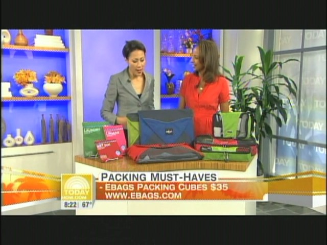 eBags packing cubes on NBC's Today Show - image 9 from the video