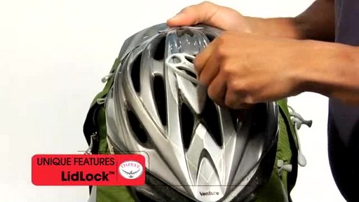 Osprey LidLock Helmet Attachment - image 6 from the video