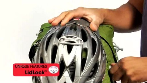 Osprey LidLock Helmet Attachment - image 7 from the video