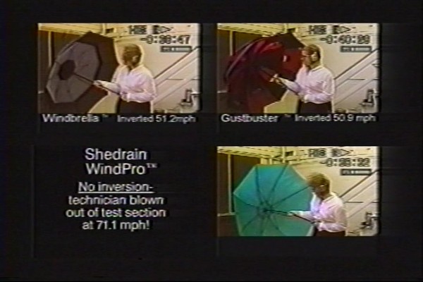 ShedRain - Competitive Analysis of Windproof Umbrellas - image 5 from the video