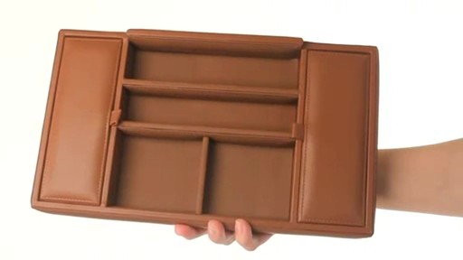 Royce Leather - Men's Leather Valet Tray  - image 8 from the video