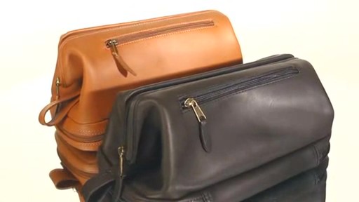 Royce Leather - Toiletry Bag - image 2 from the video