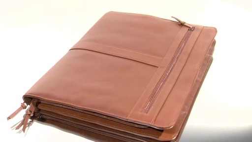 Royce Leather - Executive Zip Around Padfolio  - image 2 from the video