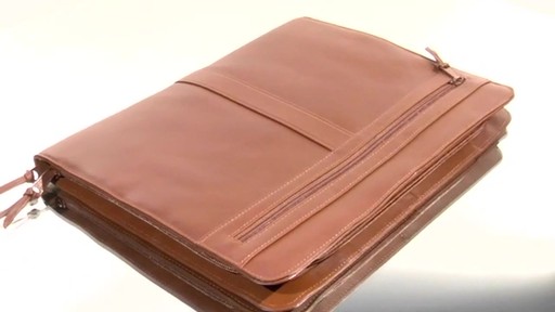 Royce Leather - Executive Zip Around Padfolio  - image 3 from the video