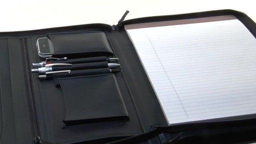 Royce Leather - Executive Zip Around Padfolio  - image 6 from the video