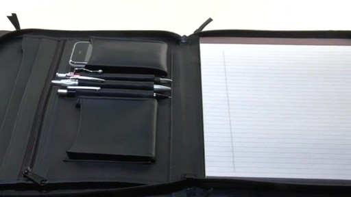 Royce Leather - Executive Zip Around Padfolio  - image 7 from the video