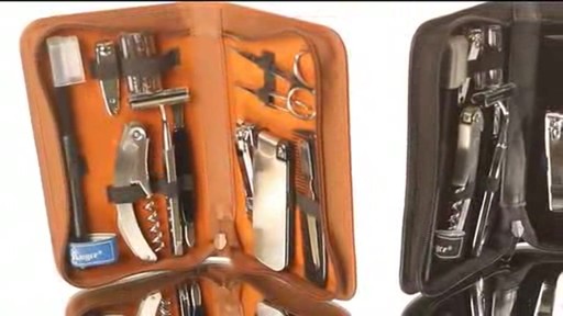 Royce Leather - Travel & Groom Kit  - image 9 from the video