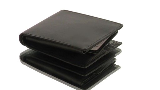 Royce Leather - RFID Blocking Euro Commuter Wallet - image 2 from the video