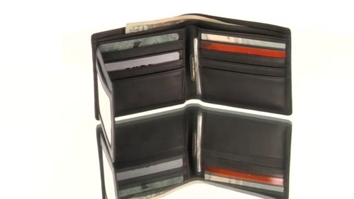 Royce Leather - RFID Blocking Bifold w/ Double ID Flap - image 7 from the video