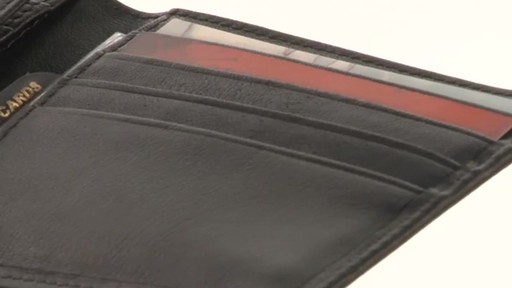 Royce Leather - RFID Blocking Bifold w/ Double ID Flap - image 9 from the video