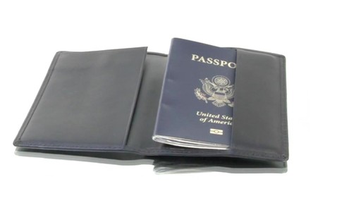 Royce Leather - Debossed RFID Blocking Passport Jacket  - image 6 from the video