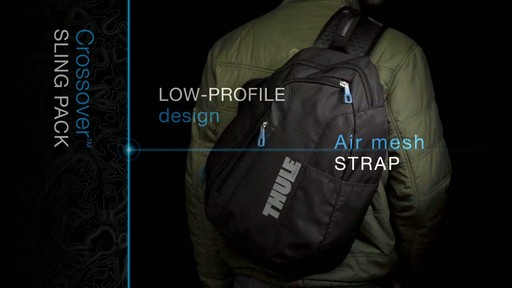 Thule Crossover 19 Liter Sling Pack Product Demo - image 6 from the video