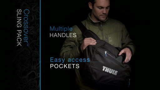 Thule Crossover 19 Liter Sling Pack Product Demo - image 8 from the video