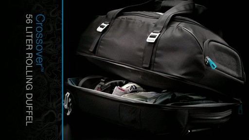 Thule Crossover 56 Liter Rolling Duffel Product Demo - image 7 from the video