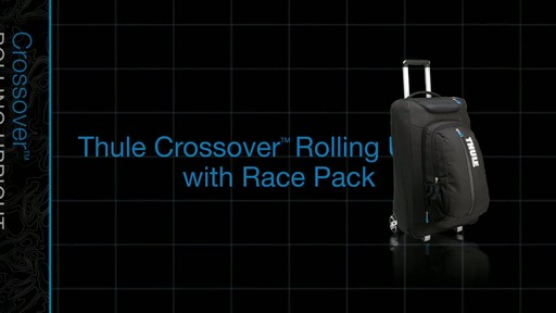 Thule Crossover 60 Liter Rolling Upright w/ Detachable Race Pack - image 1 from the video