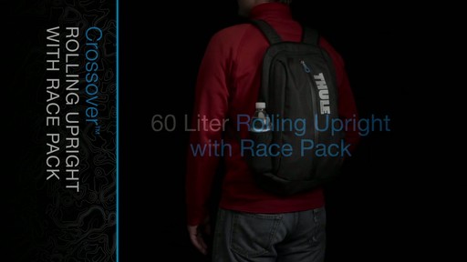 Thule Crossover 60 Liter Rolling Upright w/ Detachable Race Pack - image 2 from the video