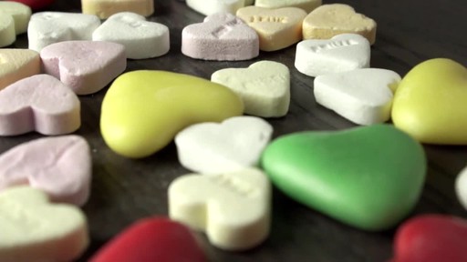 coverr-heart-candies-on-a-table-1581349419143.mp4 - image 4 from the video