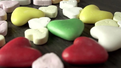 coverr-heart-candies-on-a-table-1581349419143.mp4 - image 5 from the video