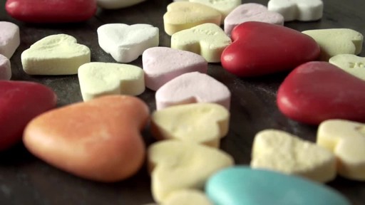 coverr-heart-candies-on-a-table-1581349419143.mp4 - image 9 from the video